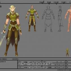 【英雄無敵】角色套裝外套設定 PSD原畫