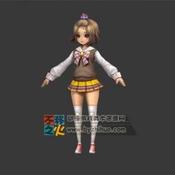 可愛 美少女 制服 蘿莉 模型