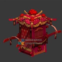 小花轎 成親 Max模型