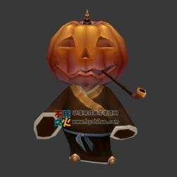 易事老板 南瓜頭NPC角色模型