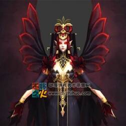 古裝 妖精 妖怪 蝴蝶精 模型