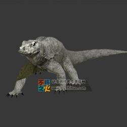 行走的蜥蜴 Max模型