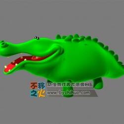 Croco 卡通鱷魚模型