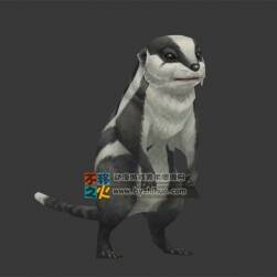 條紋小松鼠  Max模型