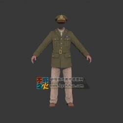 次世代美軍軍官外觀模型