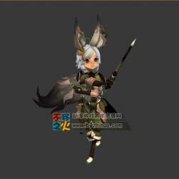 精靈 獸耳 可愛 模型