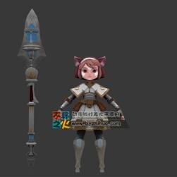 短發(fā) 貓耳 蘿莉 模型