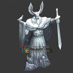 戰(zhàn)士石像模型