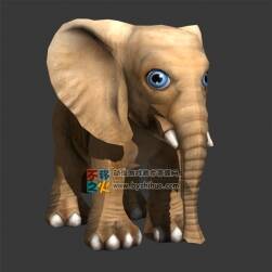 藍(lán)眼睛大象 Max模型