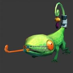 卡通蜥蜴 Max模型