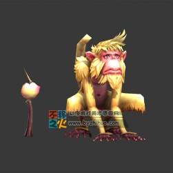 表情生動(dòng)的猴子 Max模型