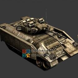 戰(zhàn)地坦克 Max模型