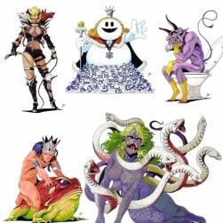 日本神鬼設(shè)計 1-3輯 怪物設(shè)定參考