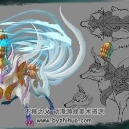 聚仙 角色生物場景道具原畫設(shè)定 游戲原畫素材