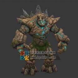 怪物 巨人 巖石  模型