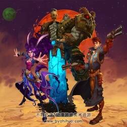 【W(wǎng)ildStar】荒野星球 科幻朋克風(fēng)格 游戲原畫 角色 場(chǎng)景 設(shè)定