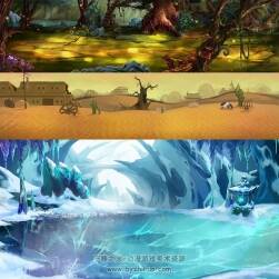 【神仙道】2D橫版地圖73張