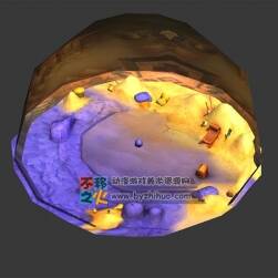 卡通的山洞寶藏