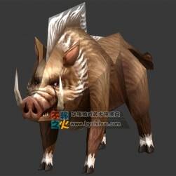 眼睛有問題的野豬 Max模型