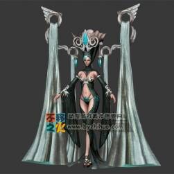 魔法 巫女 女神 祭祀 模型