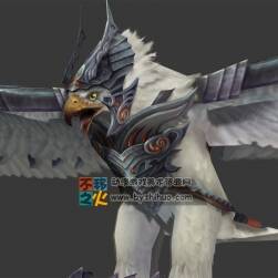 鐵甲白鷹 Max模型