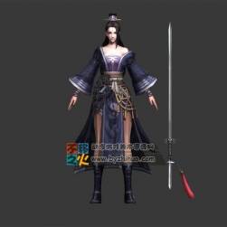 修仙  美女 女劍仙模型