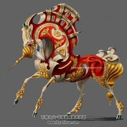 畫師lenika 上百種馬 插畫合集