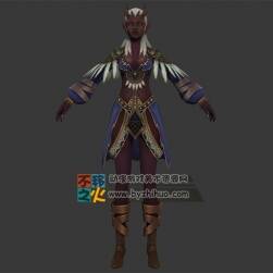 黑皮膚精靈族模型