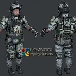 次世代未來(lái)戰(zhàn)士士兵模型