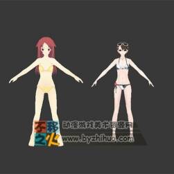 泳裝 美少女 模型