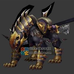 鐵甲獵豹坐騎 Max模型