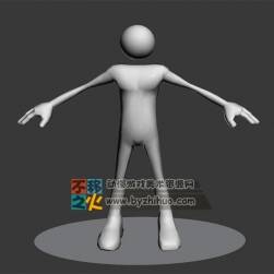 有綁骨 人物模型