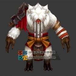 白毛 怪人 巨人 野人 怪物模型