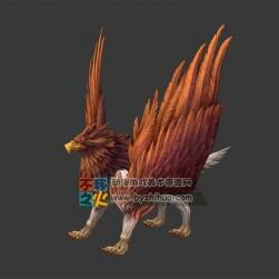 西方獅鷲 Max模型