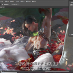 游戲海報(bào)原畫(huà) PSD源文件 5P