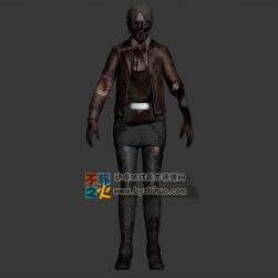 恐怖 逼真 僵尸 女 喪尸模型