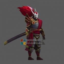 腥紅之月 亞索3D模型