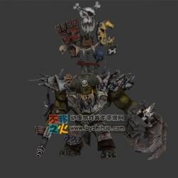 怪物 魔鬼 鎧甲 海盜模型