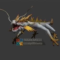 古代五爪神龍 含全套動(dòng)作 Max模型