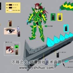 妖精的尾巴 動畫原畫色彩設定集 百度網(wǎng)盤分享參考