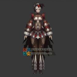 歐洲 禮服美女模型