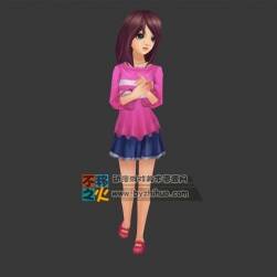 少女 市民 路人NPC 蘿莉模型