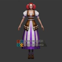 紅發(fā) 女仆 美女 模型