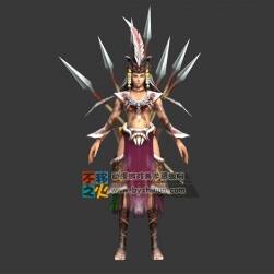 部落 女戰(zhàn)士模型