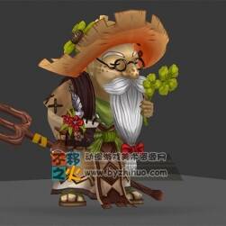 法師 老頭 老爺爺模型