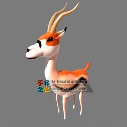 Gazelle 可愛小羚羊模型