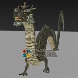 會(huì)跑的中國古龍 Max模型