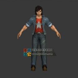 牛仔服 壯漢 帥哥模型