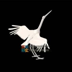Red-crowned crane 仙鶴3D模型