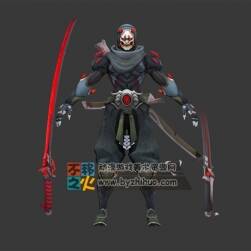 面具 武器 忍者 黑衣 模型